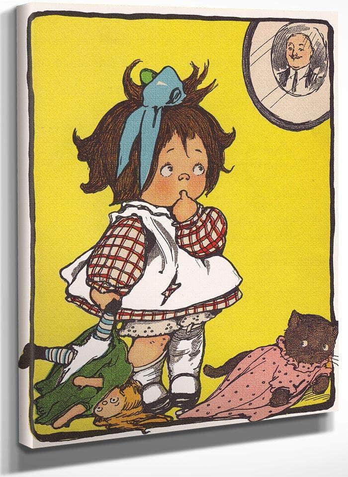 Daddys Girl By Grace G Drayton Fine Art Print