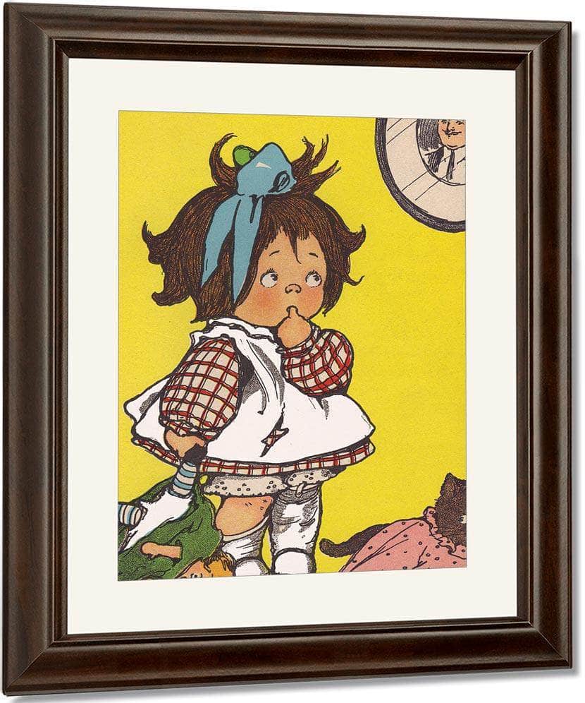 Daddys Girl By Grace G Drayton Fine Art Print