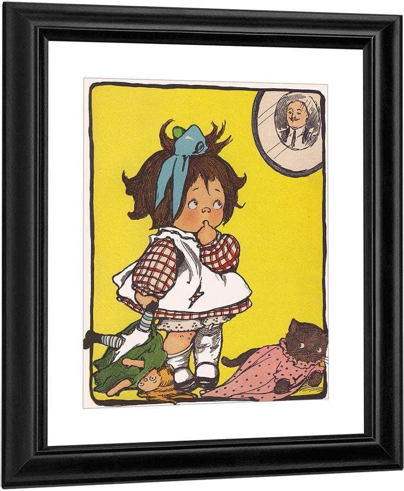 Daddys Girl By Grace G Drayton Fine Art Print
