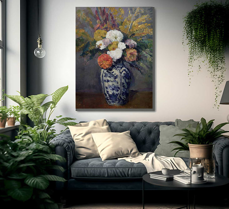 Dahlias By Paul Cezanne Fine Art Print