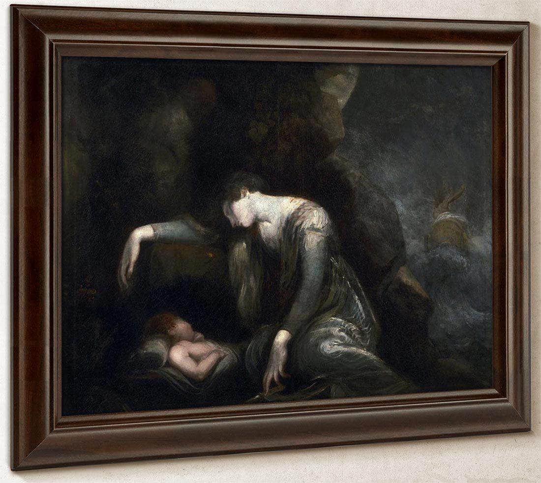 Danae And Perseus On Seriphos By Henry Fuseli Fine Art Print