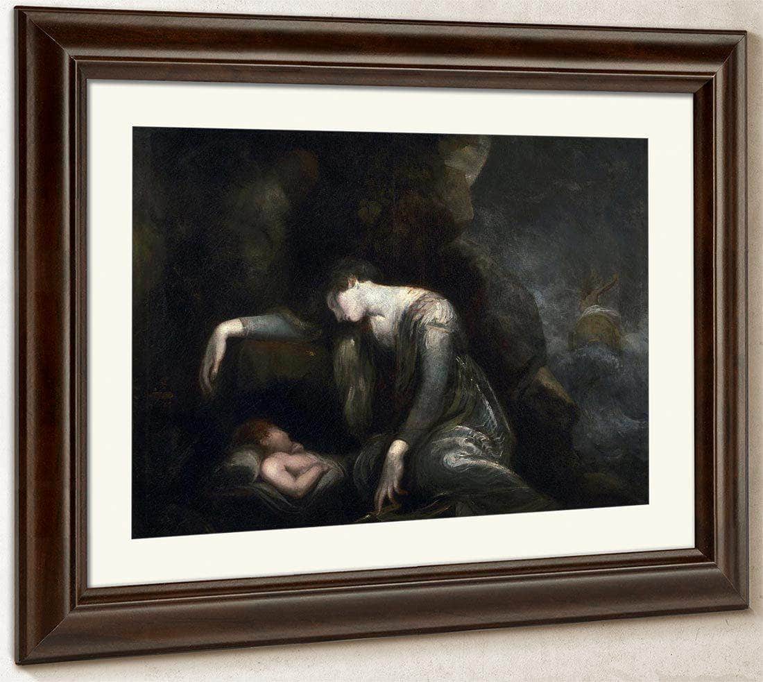 Danae And Perseus On Seriphos By Henry Fuseli Fine Art Print