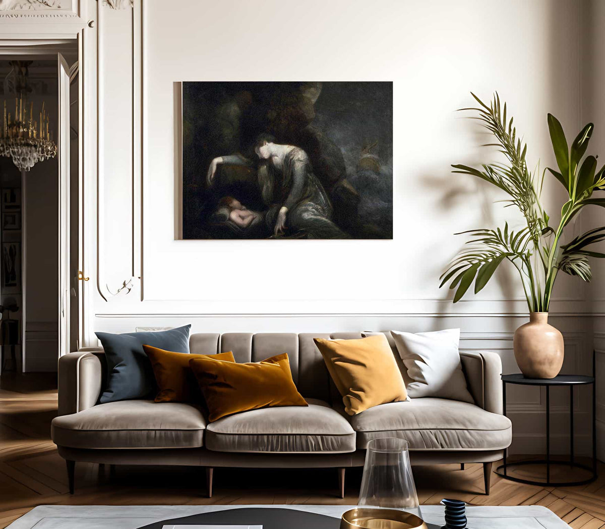 Danae And Perseus On Seriphos By Henry Fuseli Fine Art Print