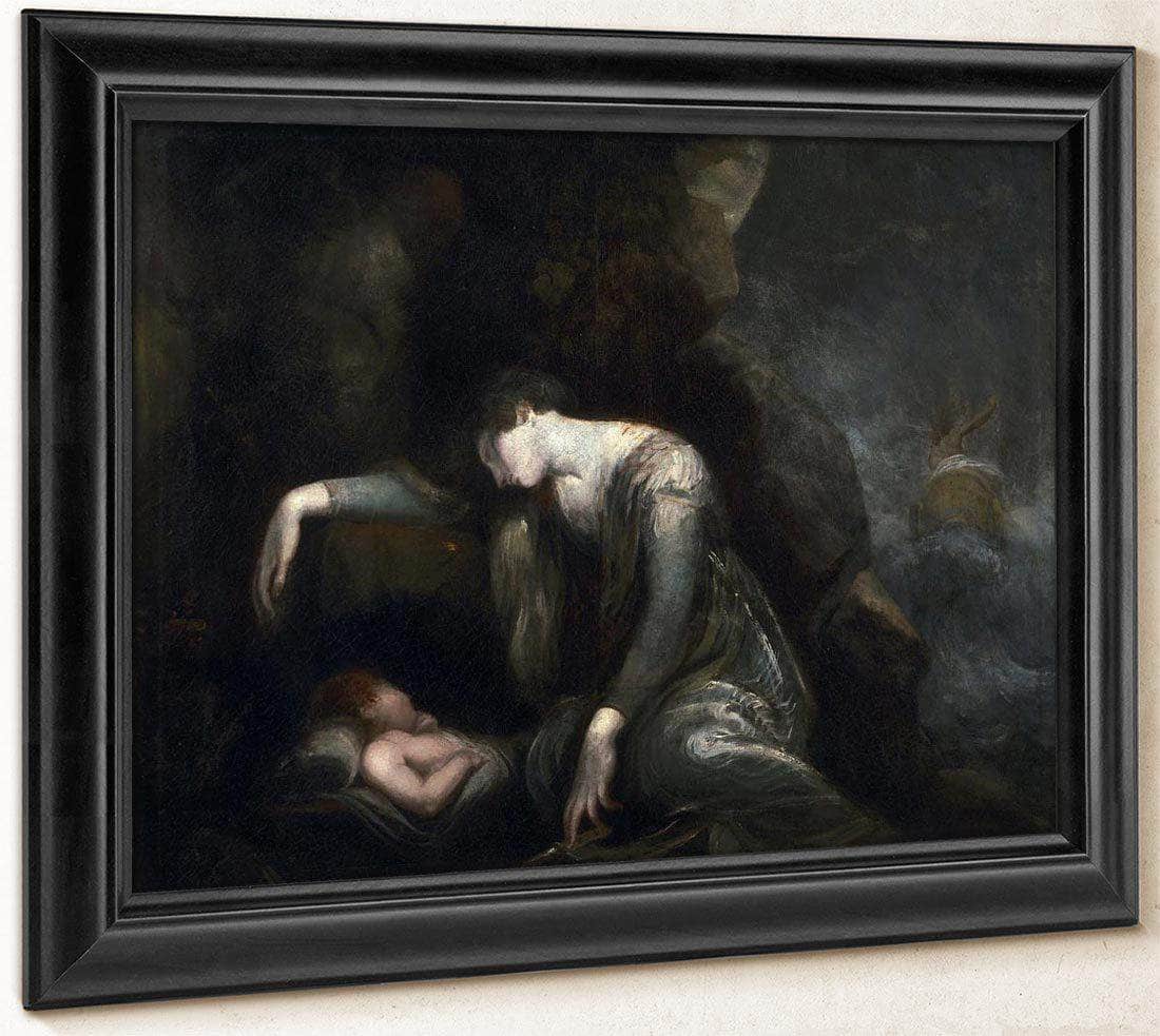 Danae And Perseus On Seriphos By Henry Fuseli Fine Art Print