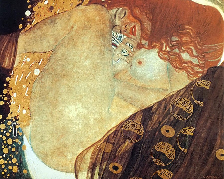 Danae By Klimt Fine Art Print