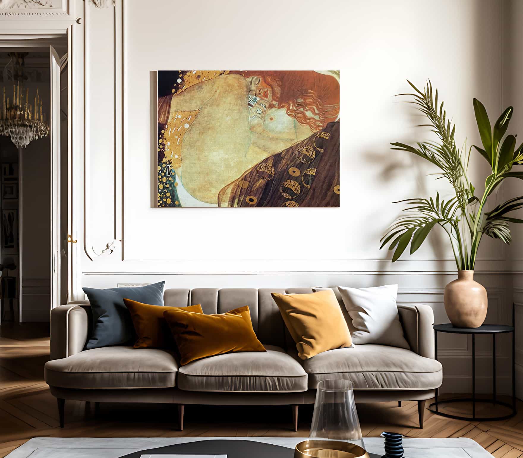 Danae By Klimt Fine Art Print