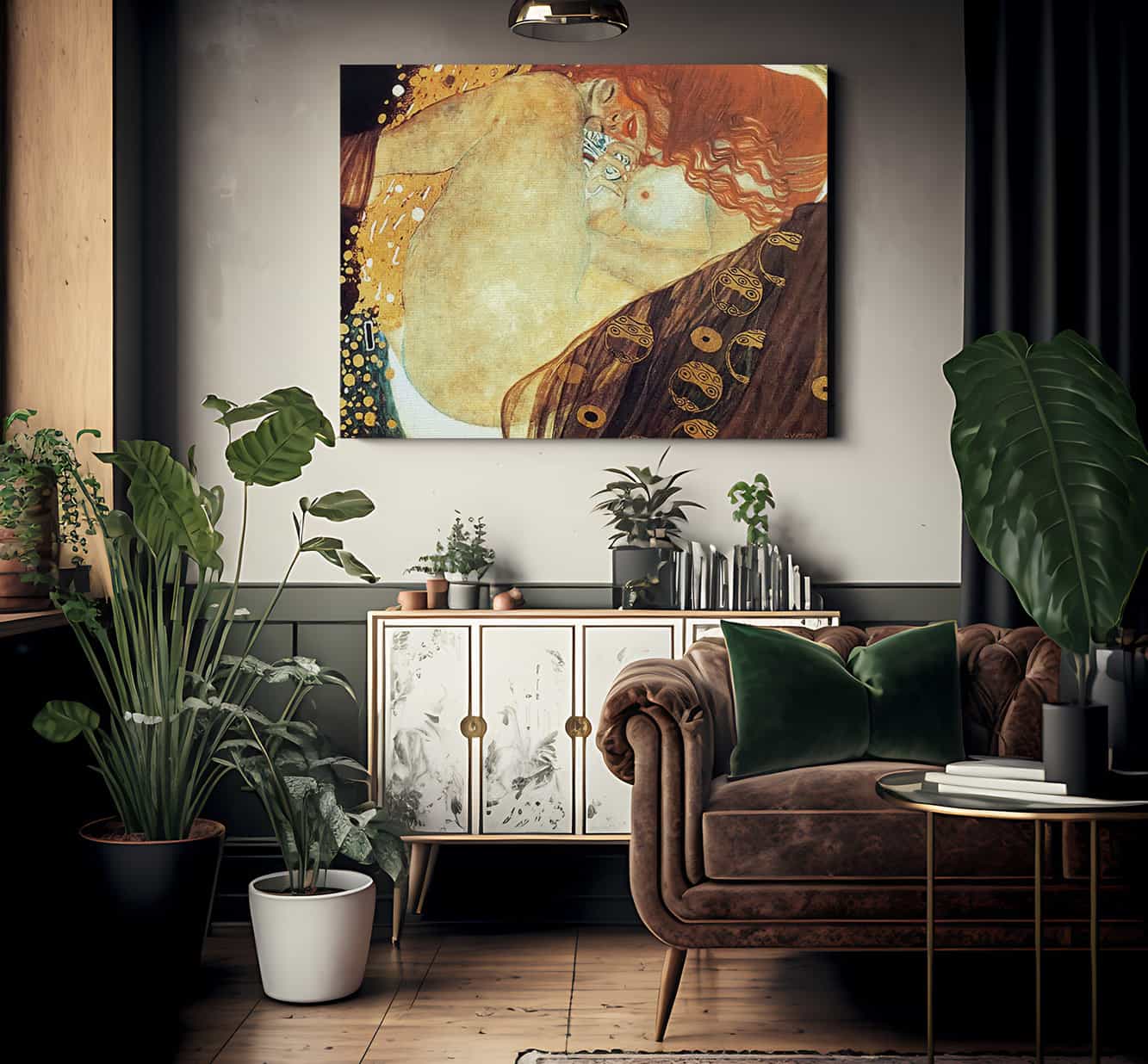 Danae By Klimt Fine Art Print