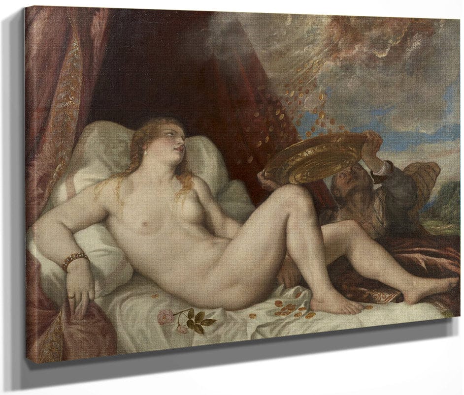 Danaea By Titian Fine Art Print