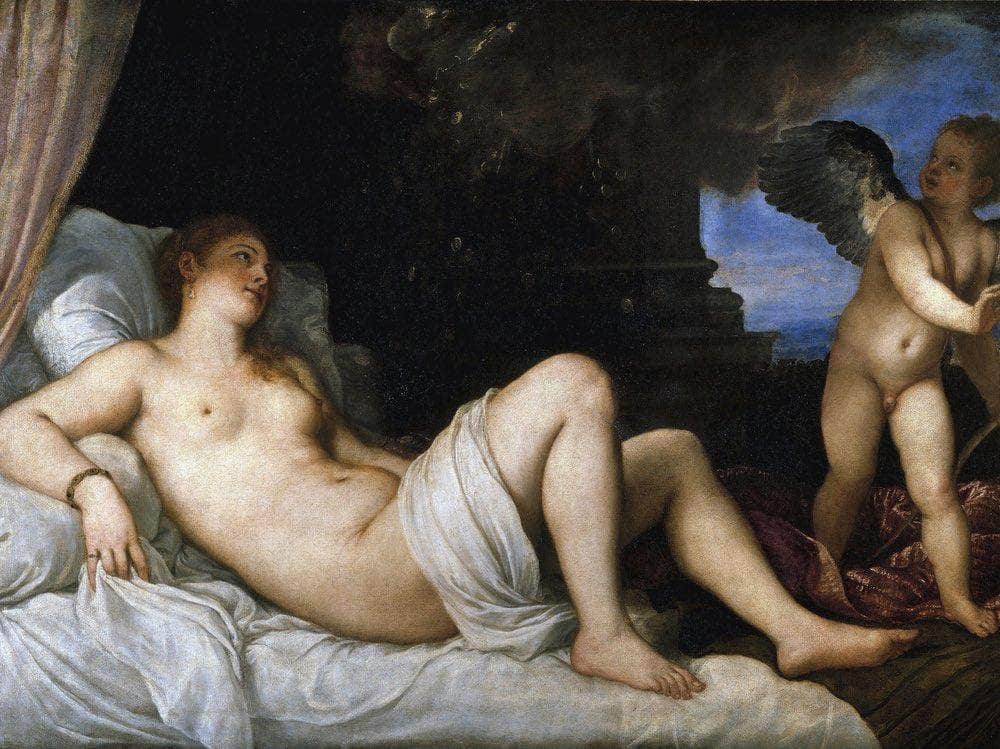 Danaeb By Titian Fine Art Print