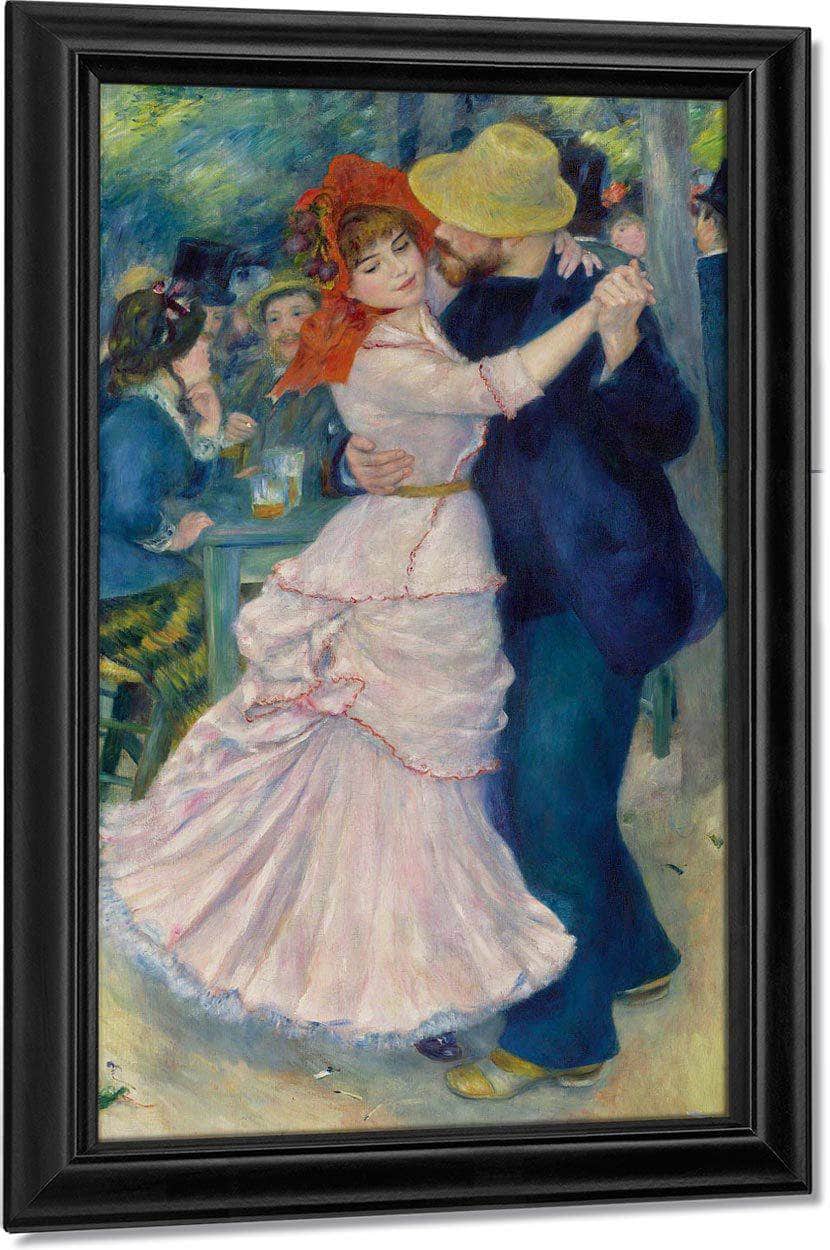 Dance At Bougival By Pierre August Renoir Fine Art Print
