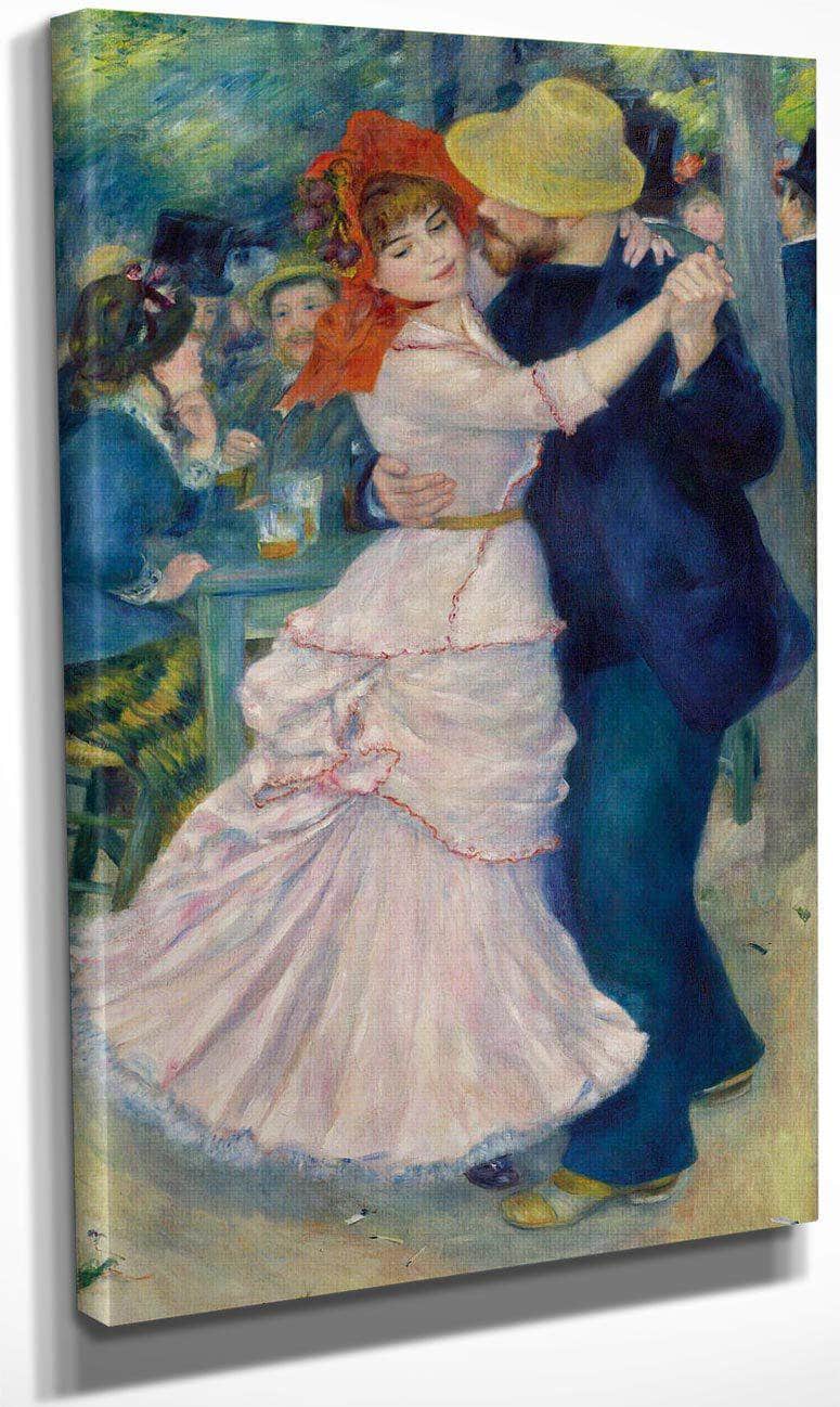Dance At Bougival By Pierre August Renoir Fine Art Print
