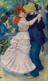 Dance At Bougival By Pierre August Renoir Fine Art Print