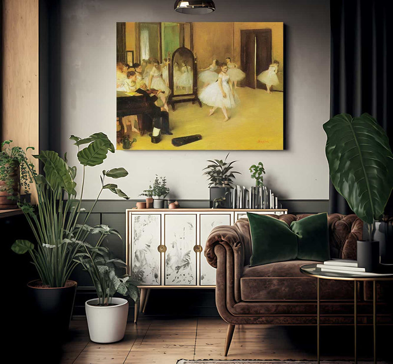 Dance Class By Edgar Degas Fine Art Print