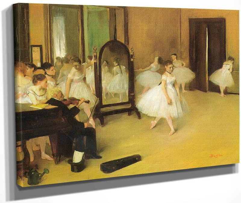 Dance Class By Edgar Degas Fine Art Print