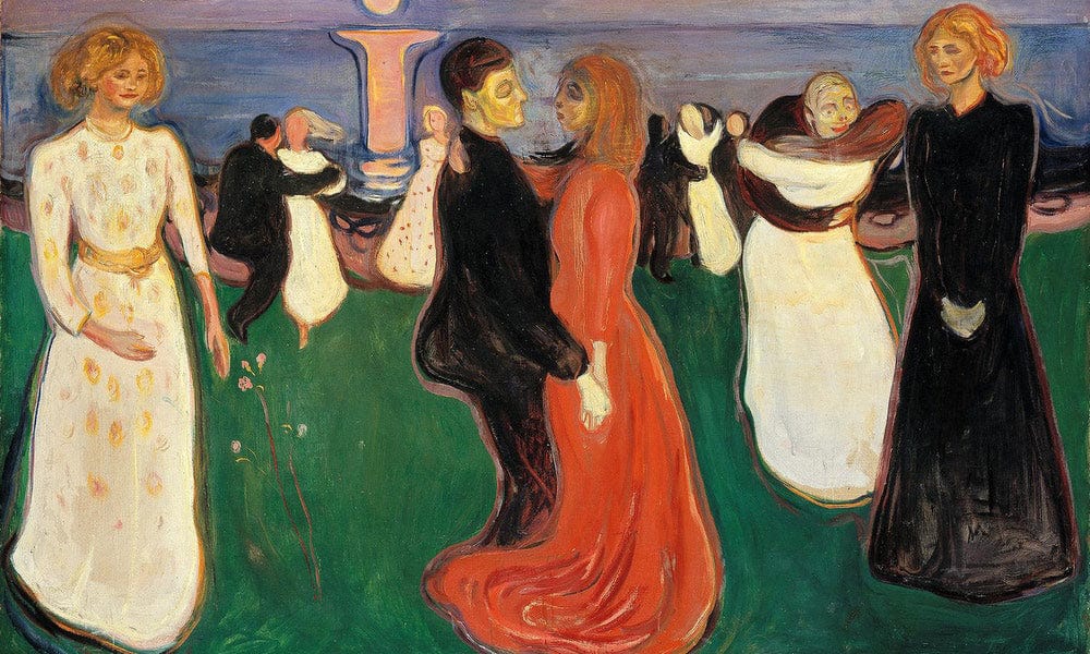 Dance Of Life 1900 By Edvard Munch Fine Art Print