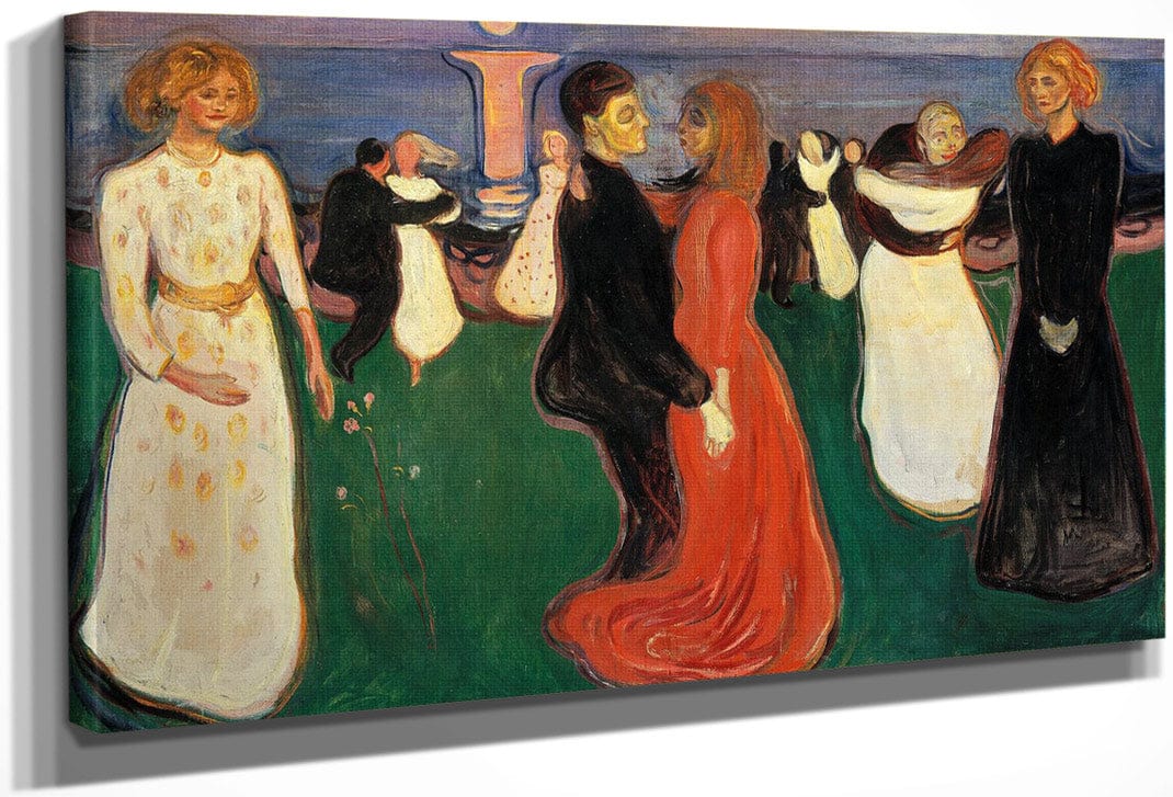 Dance Of Life 1900 By Edvard Munch Fine Art Print