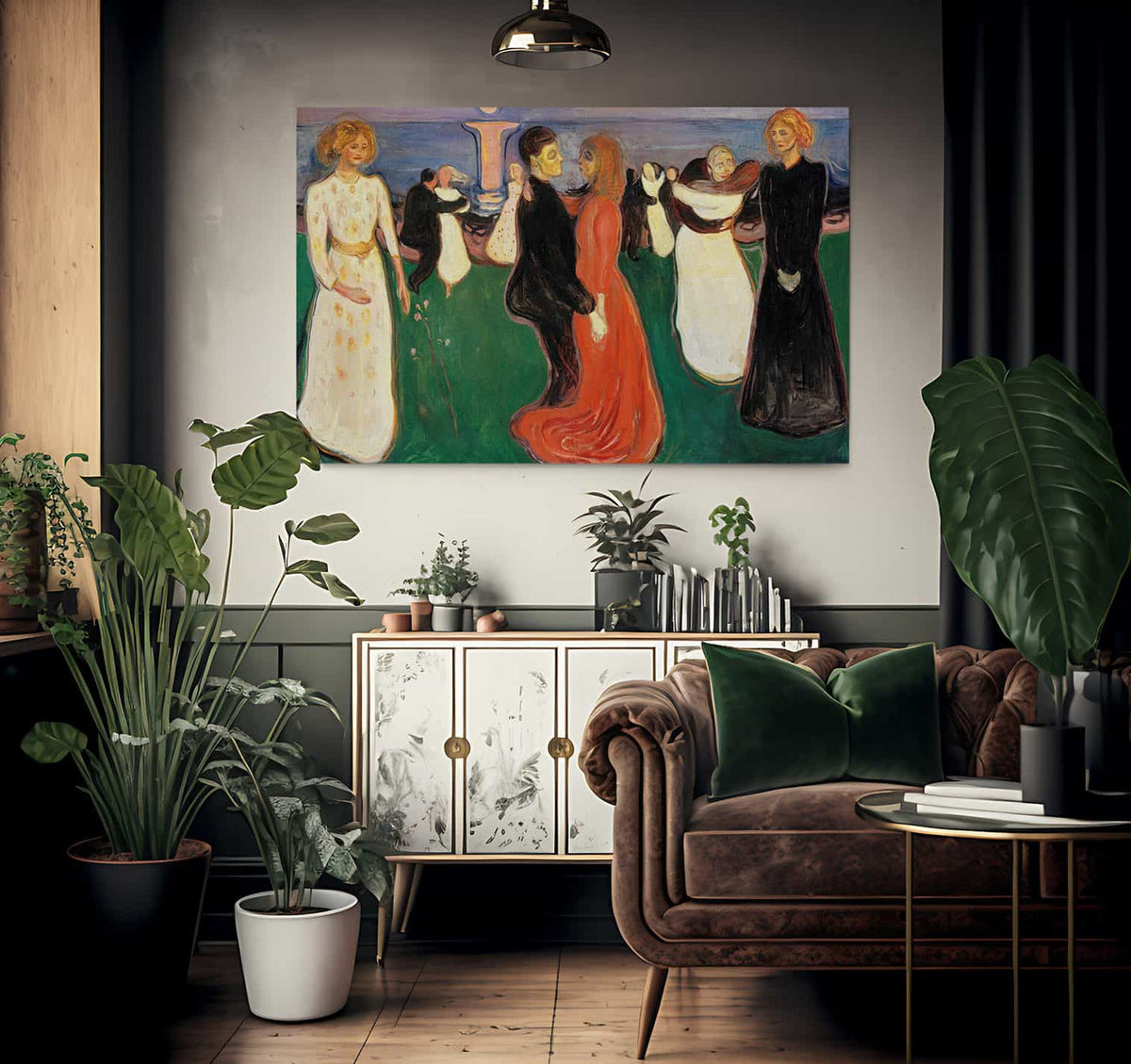 Dance Of Life 1900 By Edvard Munch Fine Art Print