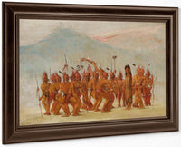 Dance To The Berdash By George Catlin Fine Art Print