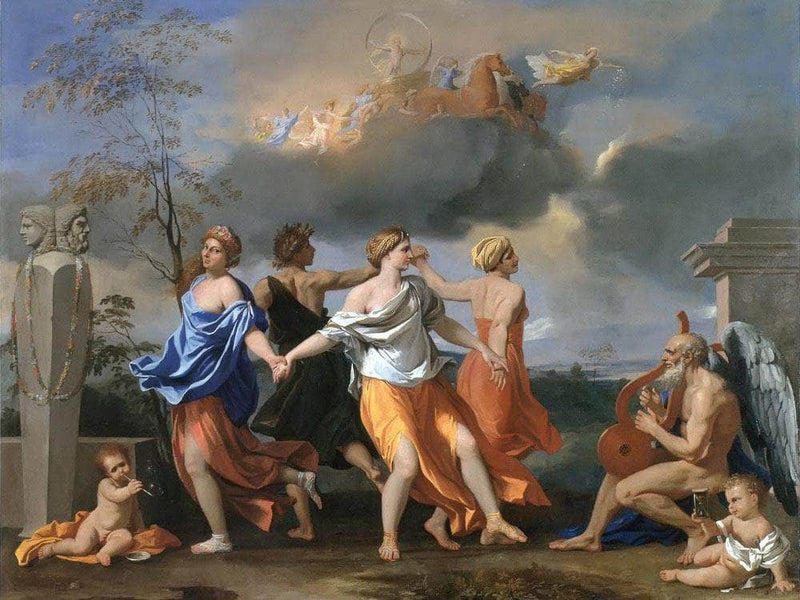 Dance To The Music Of Time By Nicholas Poussin Fine Art Print
