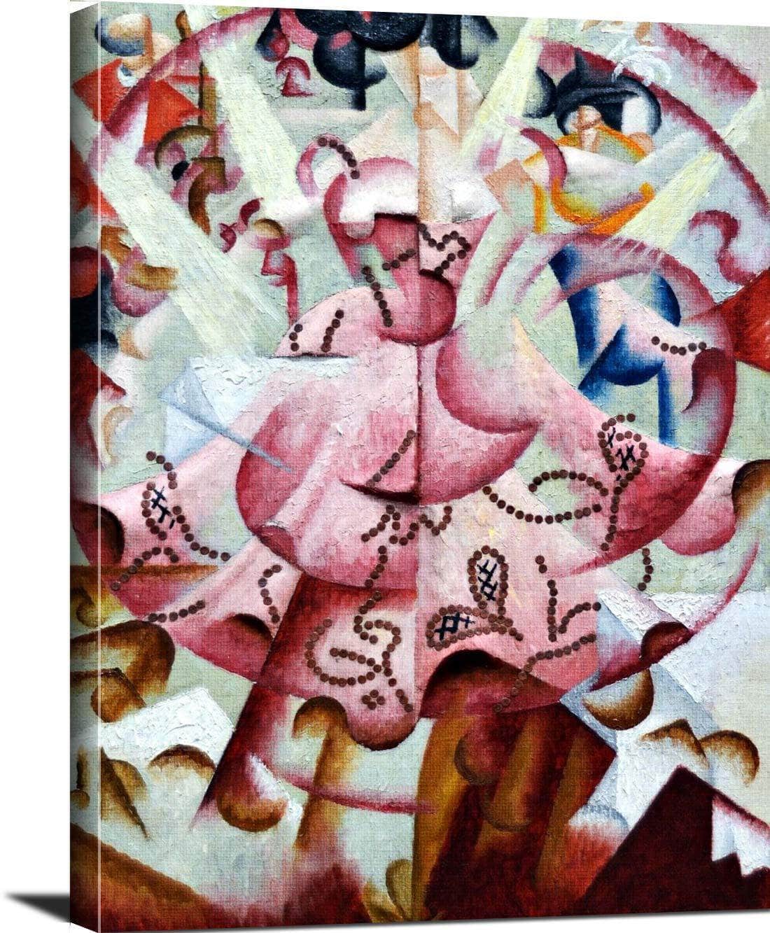 Dancer At Pigalle Painting Gino Severini Canvas Art Fine Art Print