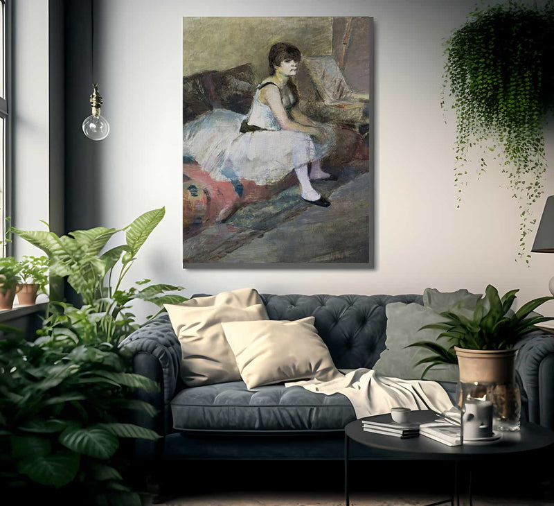 Dancer At Rest By Edgar Degas Fine Art Print