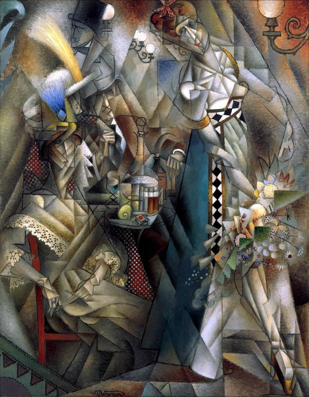 Dancer In A Cafe Painting Jean Metzinger Canvas Art Fine Art Print