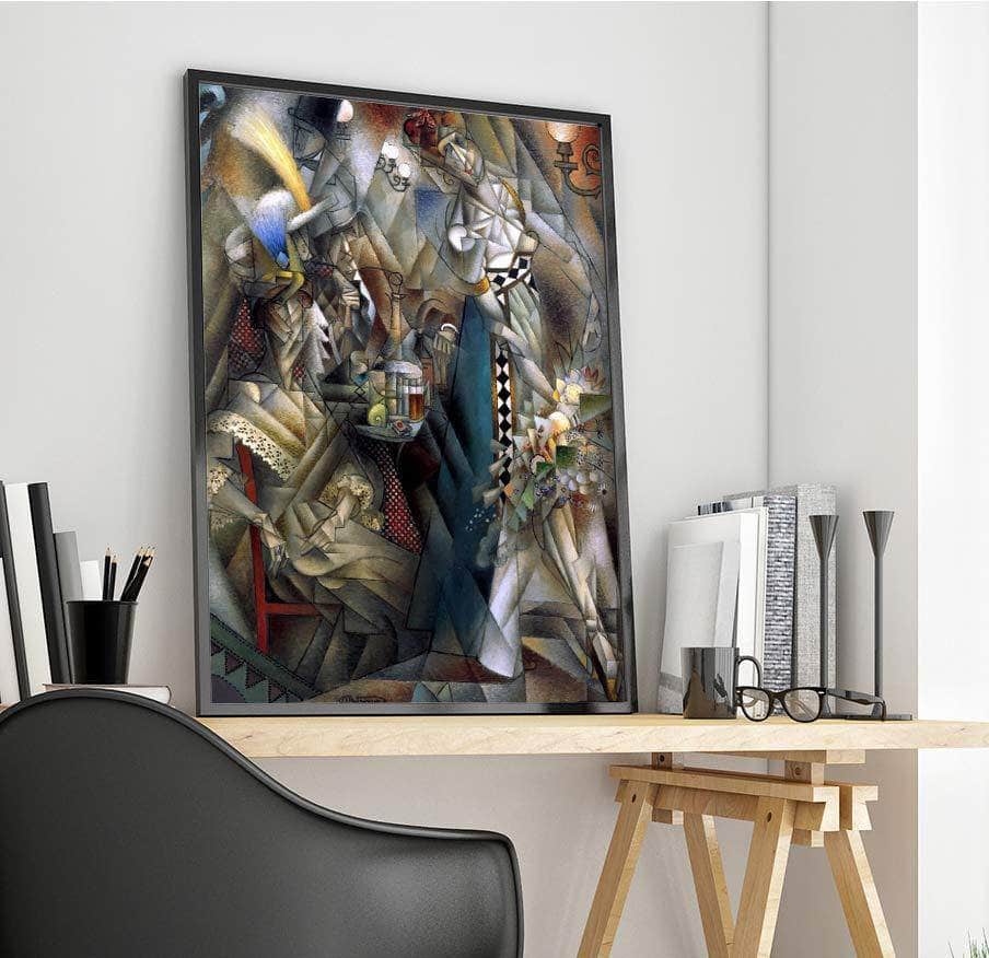 Dancer In A Cafe Painting Jean Metzinger Canvas Art Fine Art Print