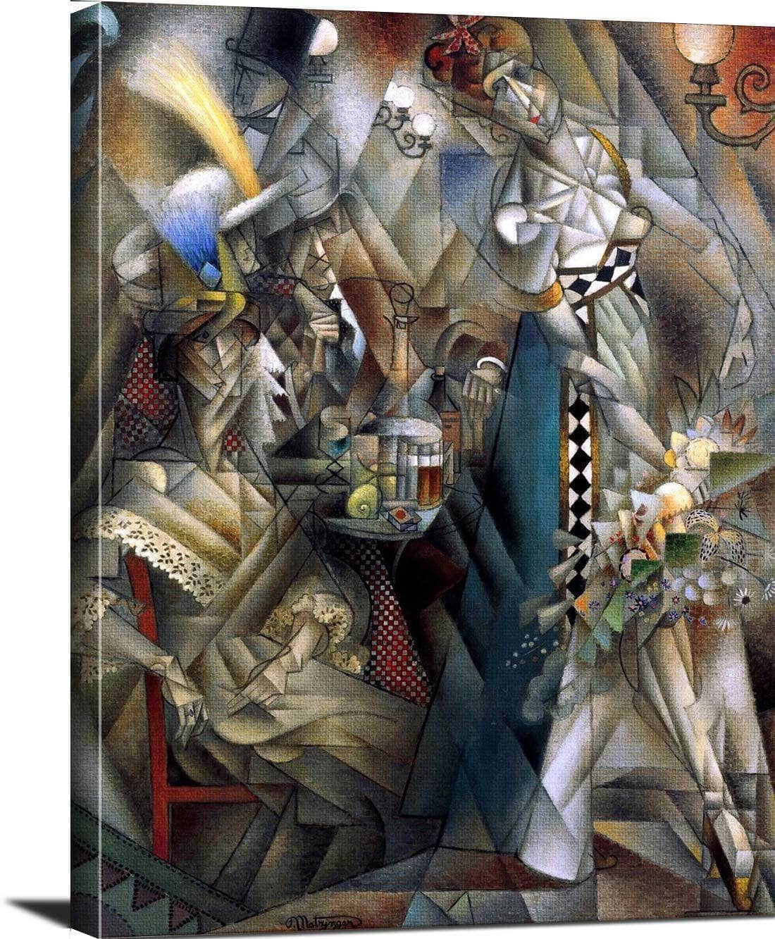 Dancer In A Cafe Painting Jean Metzinger Canvas Art Fine Art Print