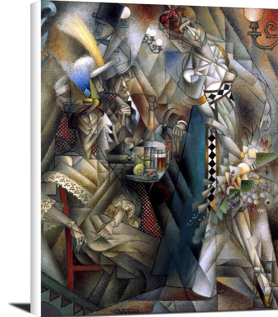 Dancer In A Cafe Painting Jean Metzinger Canvas Art Fine Art Print