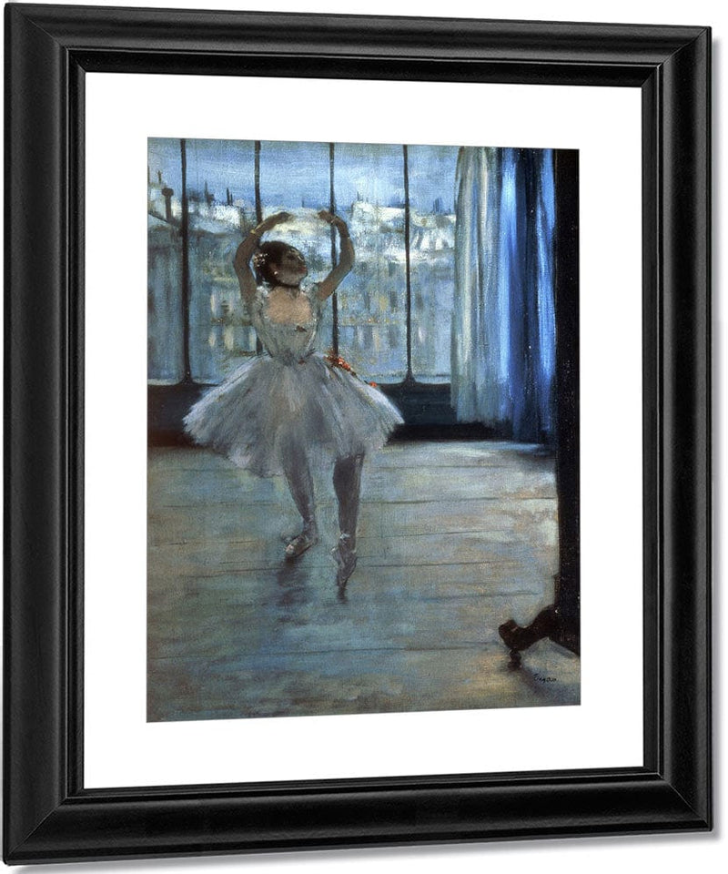 Dancer In Front Of A Window (Dancer At The Photographer's Studio) By Edgar Degas Fine Art Print