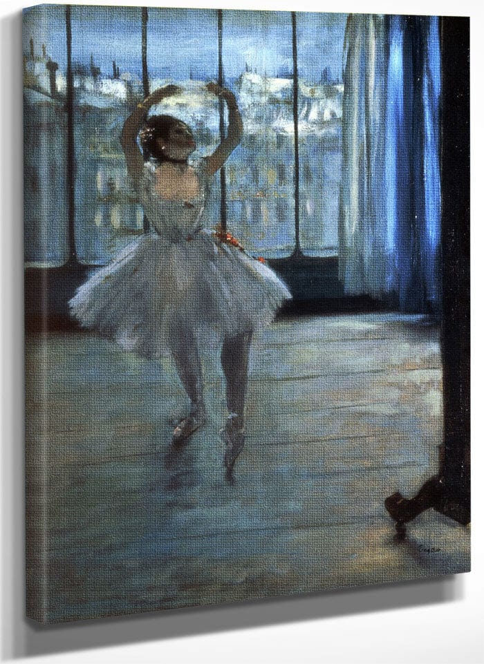 Dancer In Front Of A Window (Dancer At The Photographer's Studio) By Edgar Degas Fine Art Print