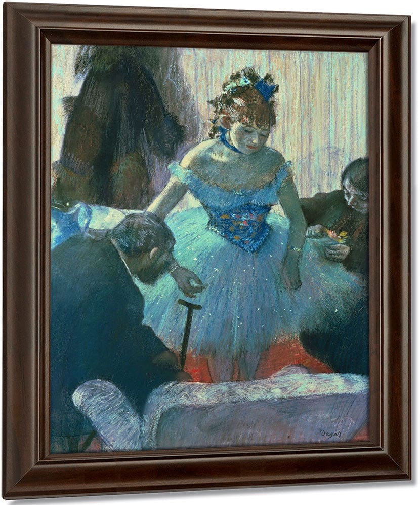 Dancer In Her Dressing Room By Edgar Degas Fine Art Print