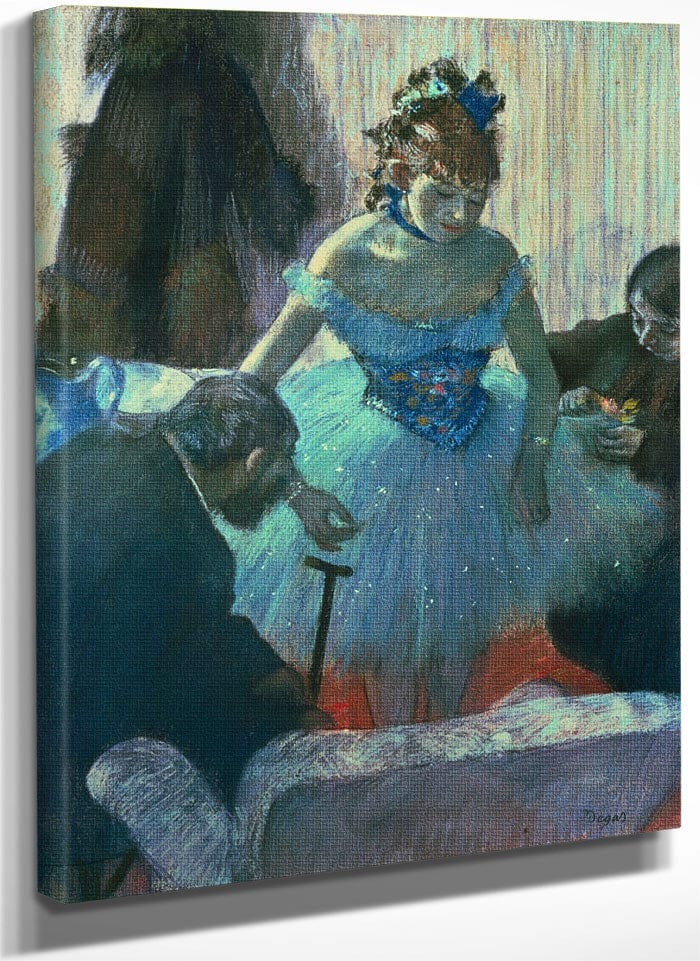 Dancer In Her Dressing Room By Edgar Degas Fine Art Print