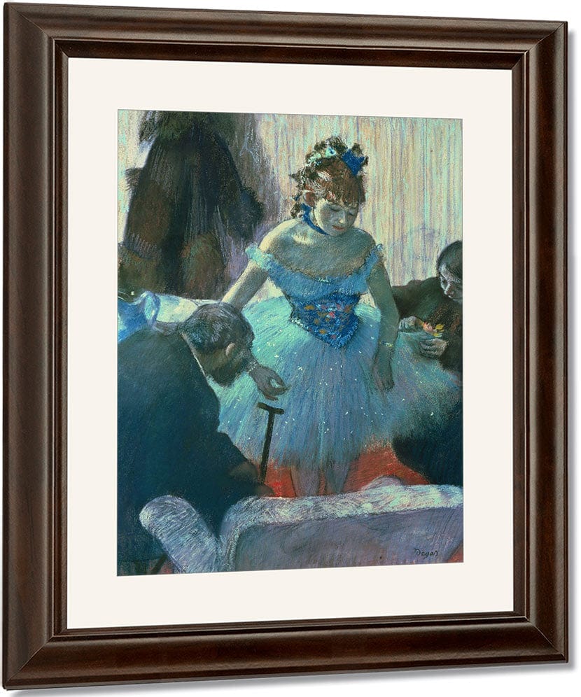 Dancer In Her Dressing Room By Edgar Degas Fine Art Print