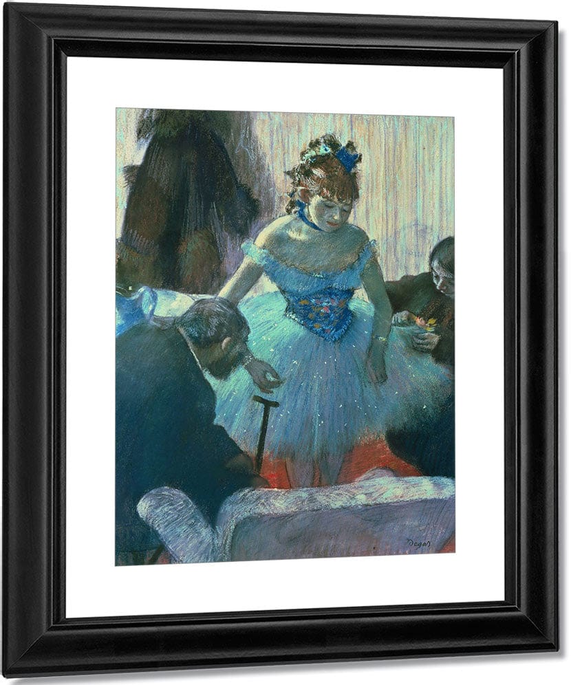 Dancer In Her Dressing Room By Edgar Degas Fine Art Print