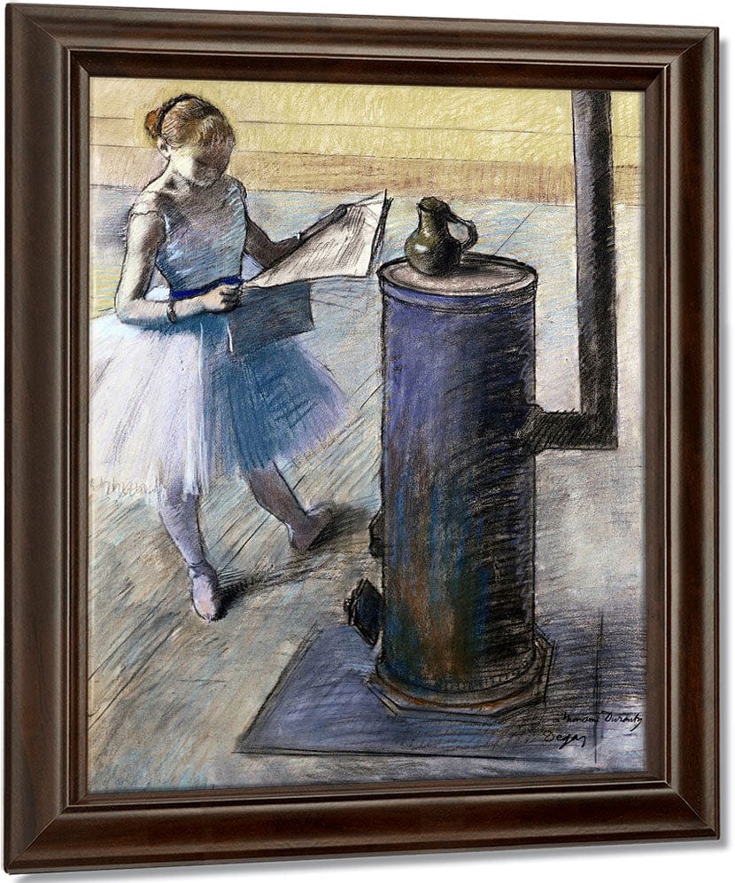 Dancer Resting By Edgar Degas Fine Art Print