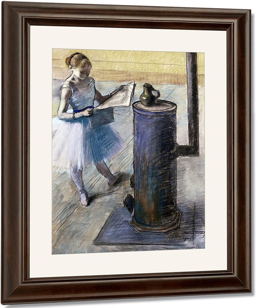 Dancer Resting By Edgar Degas Fine Art Print