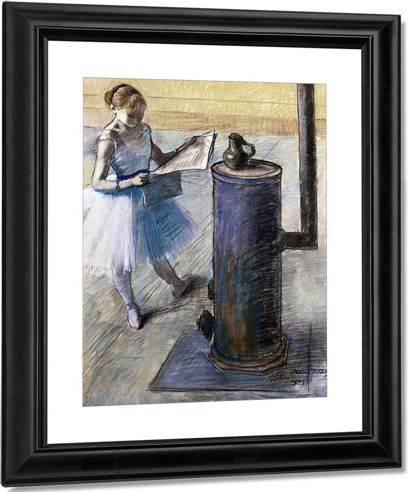 Dancer Resting By Edgar Degas Fine Art Print