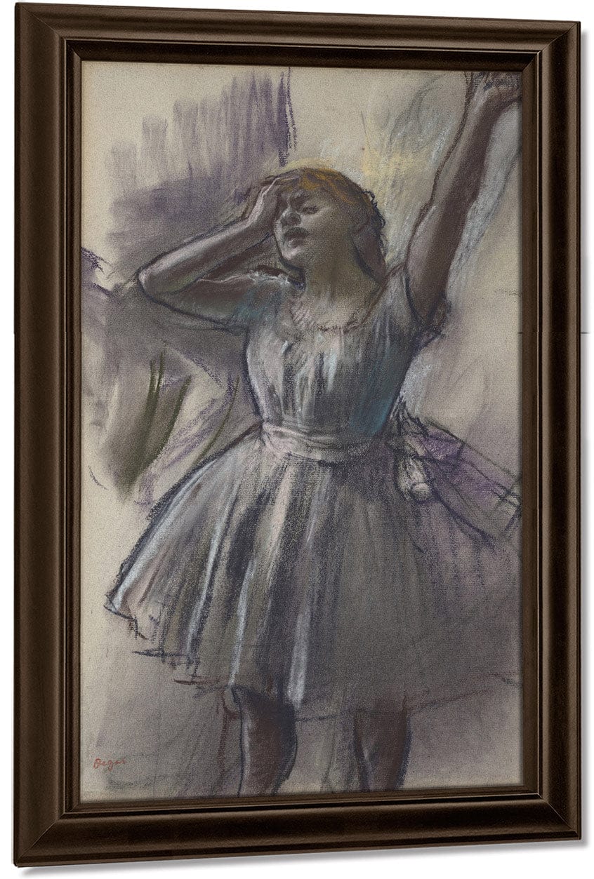 Dancer Stretching By Edgar Degas Fine Art Print