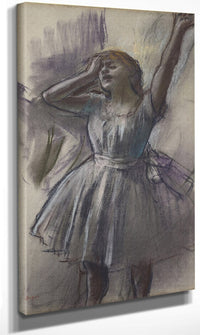 Dancer Stretching By Edgar Degas Fine Art Print