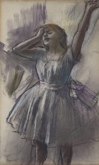 Dancer Stretching By Edgar Degas Fine Art Print
