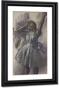Dancer Stretching By Edgar Degas Fine Art Print