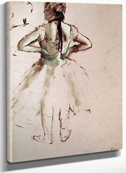 Dancer Viewed From The Back By Edgar Degas Fine Art Print