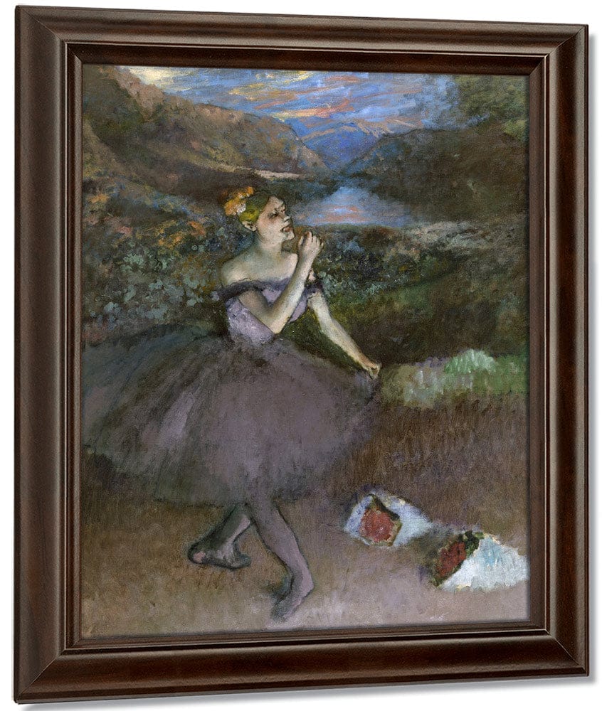 Dancer With Bouquet By Edgar Degas Fine Art Print