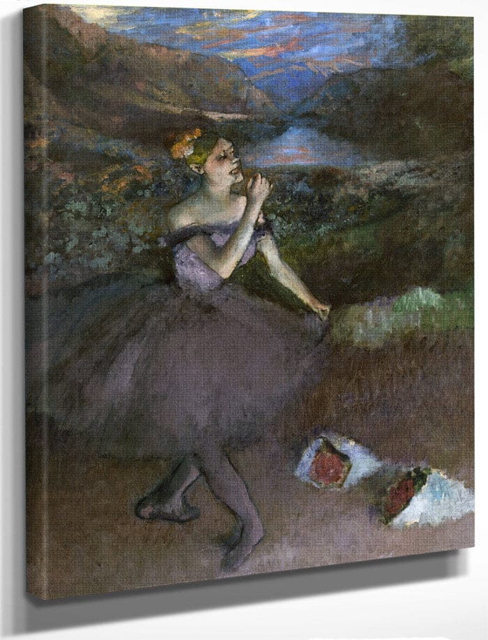 Dancer With Bouquet By Edgar Degas Fine Art Print
