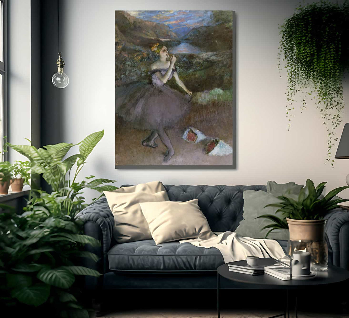 Dancer With Bouquet By Edgar Degas Fine Art Print
