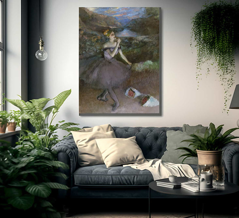 Dancer With Bouquet By Edgar Degas Fine Art Print