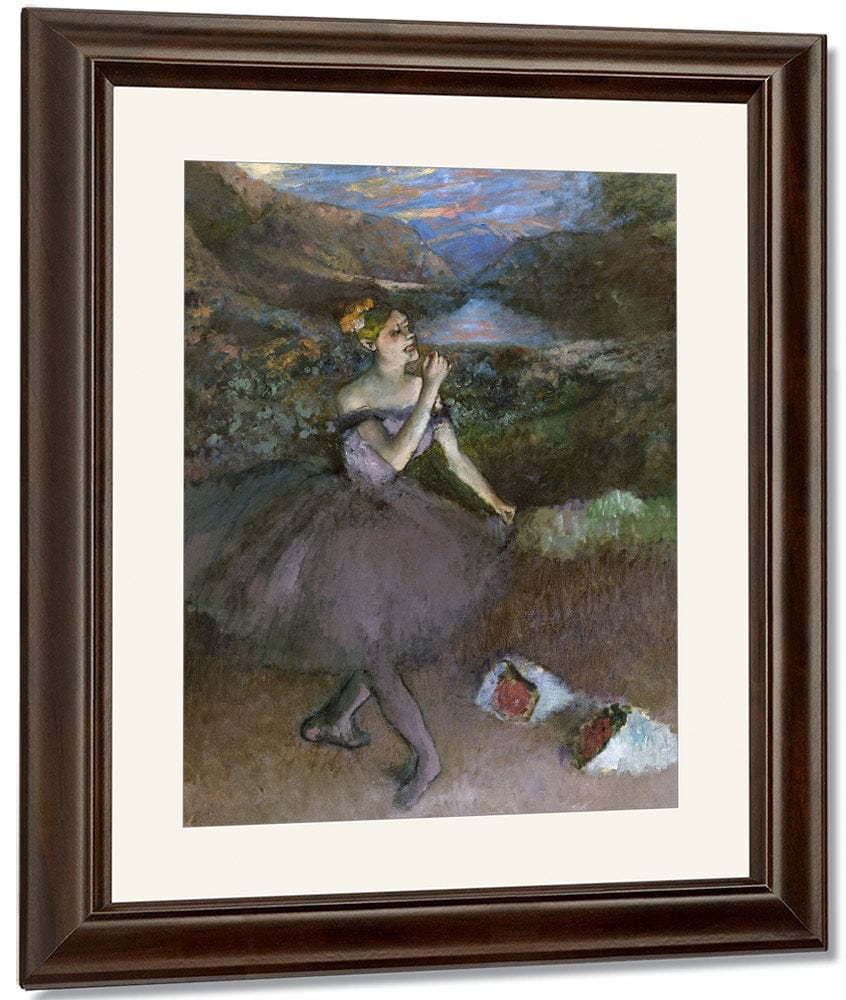 Dancer With Bouquet By Edgar Degas Fine Art Print