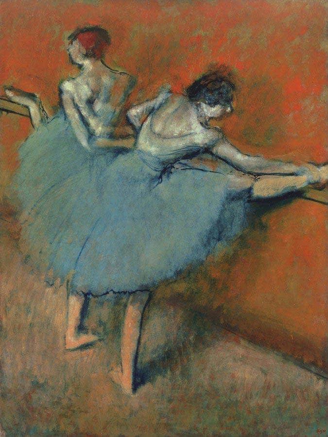 Dancers At The Bar By Edgar Degas By 01 Fine Art Print