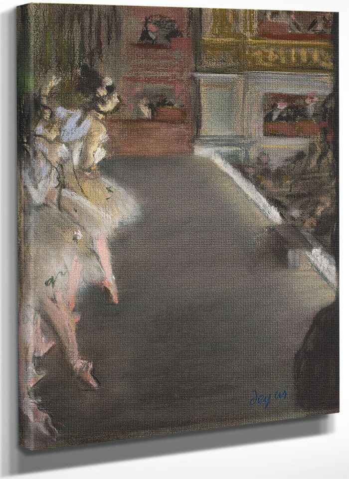 Dancers At The Old Opera House By Edgar Degas Fine Art Print